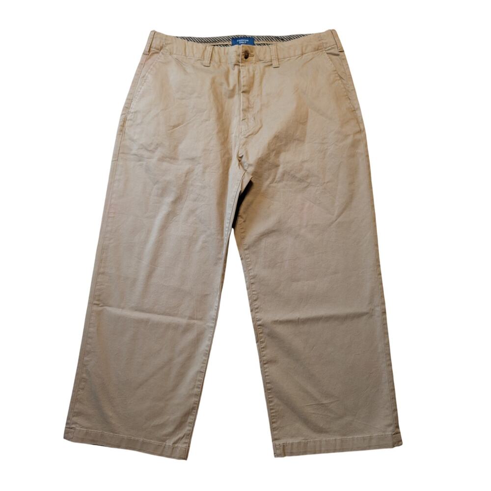 NWOT American Eagle Men's Khaki Flex Straight Leg Chino Pants Size 38x30